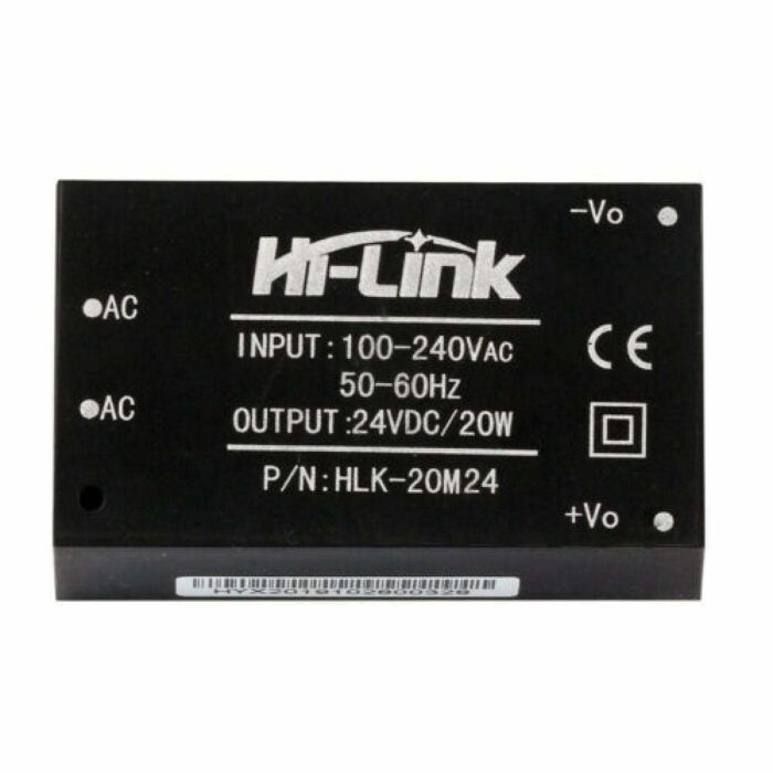 Hi-link 100-240V to 24V 20W Ac-DC Isolated converter