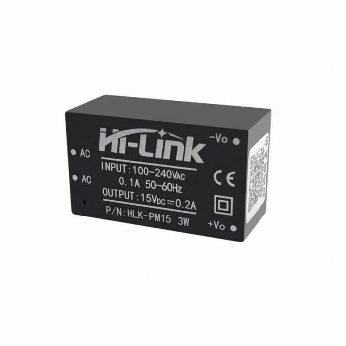 hi-link 100-240V to 15V 3W Ac-Dc Isolated module
