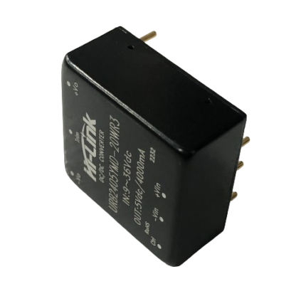 URB2405YMD-20WR3 24V to 5V 20W 4000mA DC to DC 91% transfer input power supply converter/module