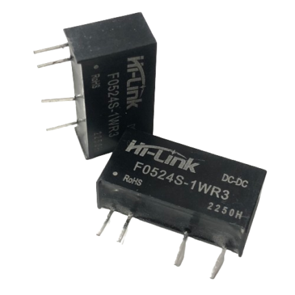 roboway Hi-link F0524S-1WR3H 5V to 24V 1W 41mA Isolated Dc Dc Converter SIP Package Power Module