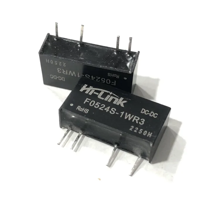 Hi-link F0524S-1WR3H 5V to 24V 1W 41mA Isolated Dc Dc Converter SIP Package Power Module