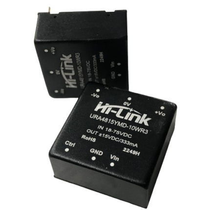 Hi-link URA4815YMD-10WR3H 48V to 15V 10W 666mA Isolated Dc Dc Converter power supply module