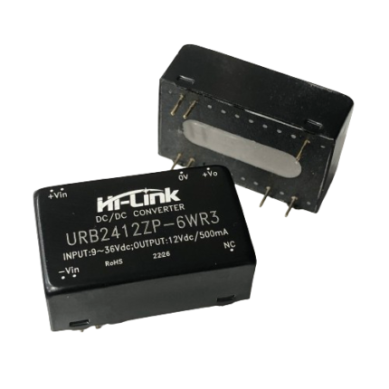 Hi-link URB2412ZP-6WR3 24V to 12V 6W 500mA DC Converter Power Module Module - DIP Package