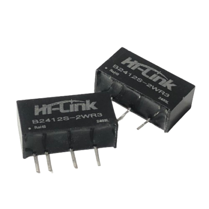 Hi-link B2412S-2WR3 24V to 12V 2W 166mA DC to DC Isolation Voltage 1500VDC Power Module Converter