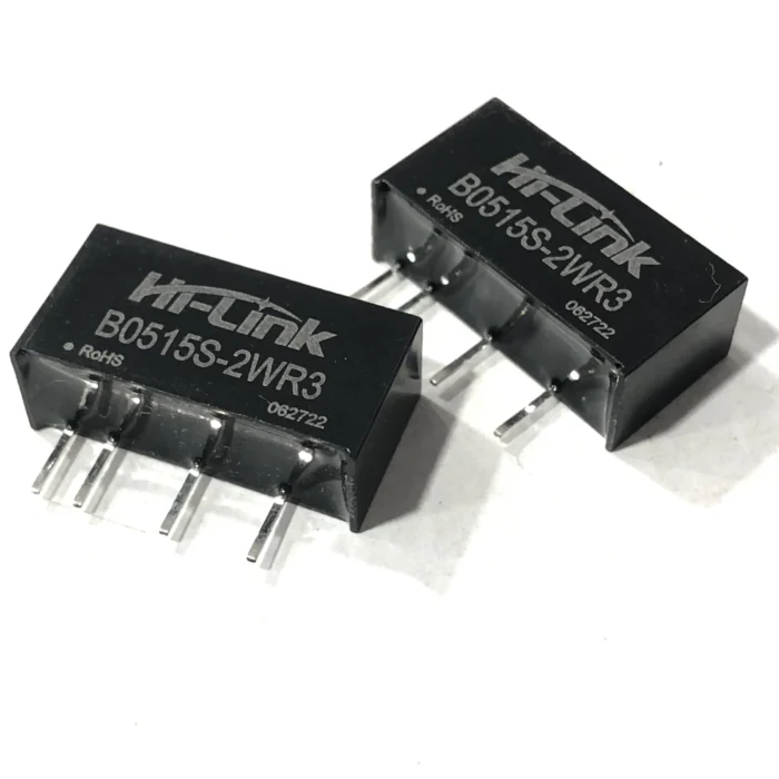 Hi-link B0515S-2WR3 5V to 15V 2W 133mA DC to DC Isolation Voltage 1500VDC Power Module Converter