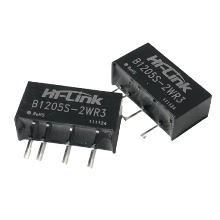 Hi-link B1205S-2WR3 12V to 5V 2W 400mA DC to DC Isolation Voltage 1500VDC Power Module Converter