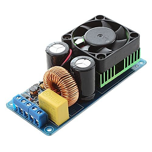 roboway irs2092s 500w mono channel digital amplifier class d hifi power amp board with fan
