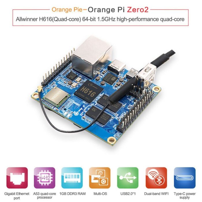 Orange pi Zero 2 Quad-Core Board