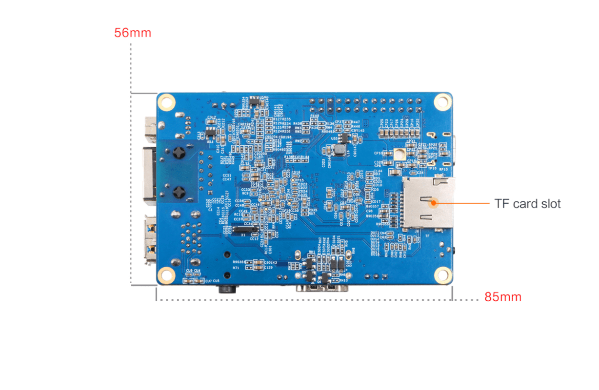 Orange Pi 3 LTS With 2Gb LPDDR3 Ram & AXP805 Chip Set