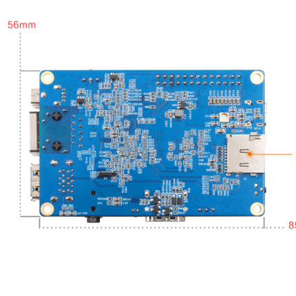 Orange Pi 3 LTS With 2Gb LPDDR3 Ram & AXP805 Chip Set