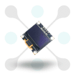 Roboway SSD1306 0.96Inch I2C IIC 4pin OLED Display Module Blue (GND VCC SCL SDA )