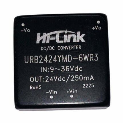 Hi-link URB2424YMD-6WR3 24V to 24V 6W 250mA Isolated Dc Power Module Converter- DIP Package