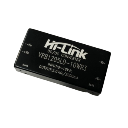Hi-link VRB1205LD-10WR3 12V To 5V 10W 2A DC-DC Converter 1500VDC Isolation voltage Isolated Power Module