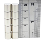 10mm x 10mm (10x10 mm) Neodymium Cylindrical Strong Magnet