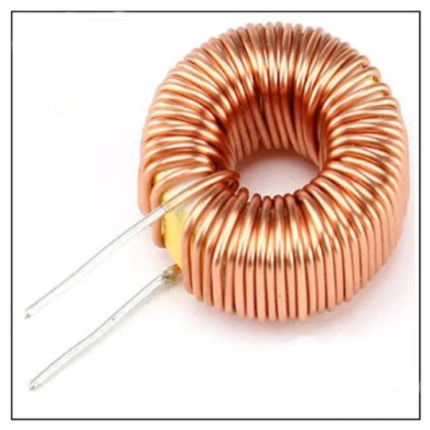 100μH 13x6mm 4A ferrite magnetic inductor coil toroidal 0.6mm wire dia