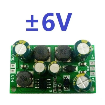 Dd1912pa 2 in 1 Step-up Step-Down Dc-dc Converter Module 3-24vdc Input Positive and Negative Dual Voltage Output, -40~85℃(+-6VDC)