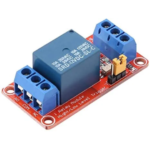 Relay Module with Optocoupler 1 Channel High & Low Level Trigger Relay Module Board AC 250V/10A DC 30V/10A (5V)/(12v)/5v