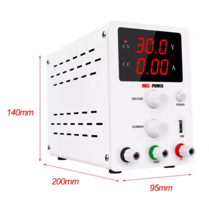 SPS3010 30V 10A Digital Adjustable Power Supply White High precision