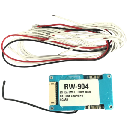 roboway 8S 15A BMS LITHIUM 18650 BATTERY CHARGING BOARD