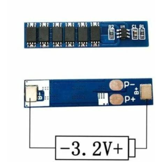 roboway LIFEPO4 Battery 1S 12A 3.2V BMS Charge Protection Circuit PCB Lifepo4
