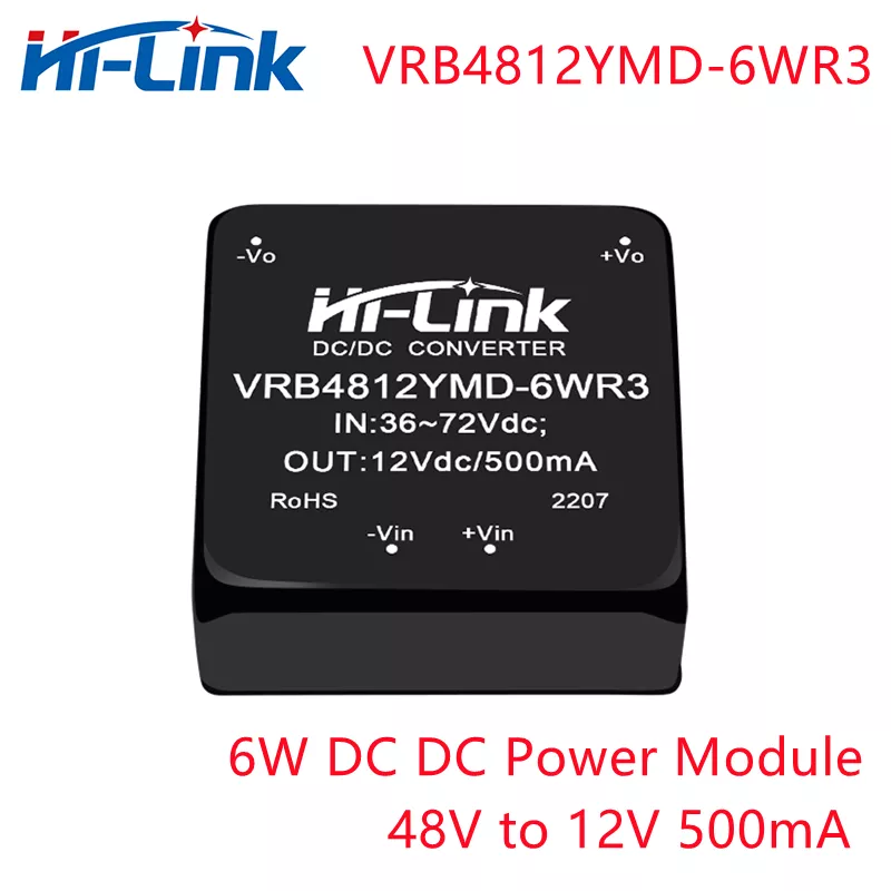 Voltage converter from 8-50V to 5V, 3A, 15W, IP68