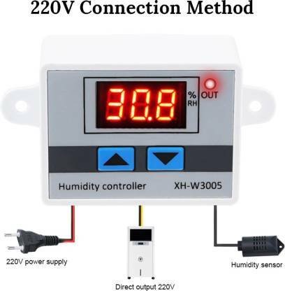 Roboway W3005 220V Digital Humidity Controller Multipurpose Controller