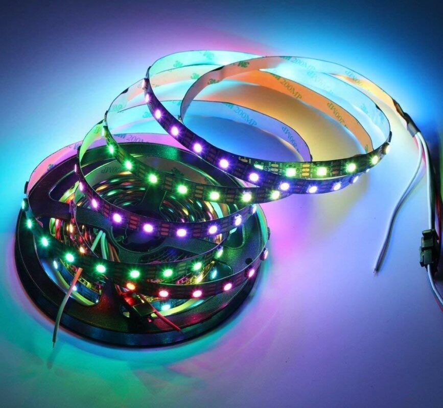 Non-Waterproof WS2812B 5 meter 60 LED strip