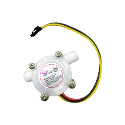 Water Flow Sensor YFS401 Flowmeter 0.3-6L/min3.5mm White