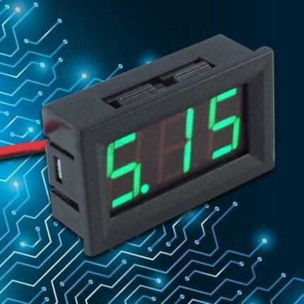 roboway 0.56inch DC 4.5-30V Two Wire Digital Voltmeter Led Display