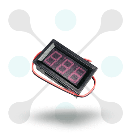 roboway 0.56inch DC 4.5-30V Two Wire Digital Voltmeter Led Display