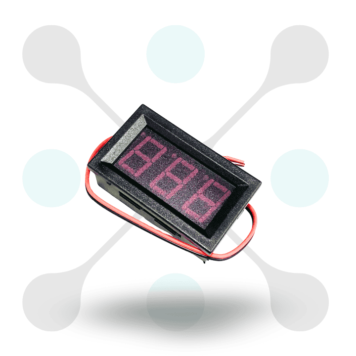 roboway 0.56inch DC 4.5-30V Two Wire Digital Voltmeter Led Display