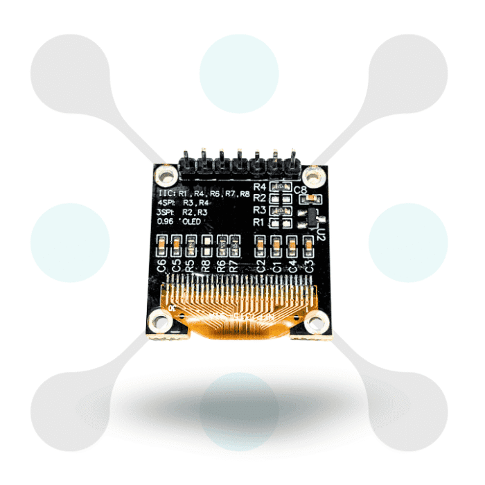 roboway 0.96inch 128×64 Pixel SPII2C OLED Display Module