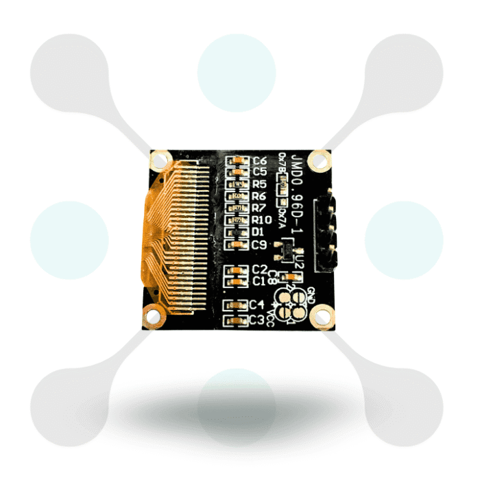 roboway 0.96inch I2C Dual Color OLED Display For Rasberry pi