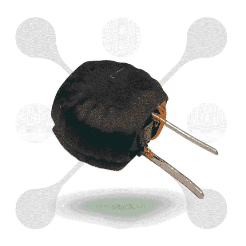 roboway 100μH 16x7mm 5A ferrite magnetic inductor coil toroidal 0.7mm wire dia