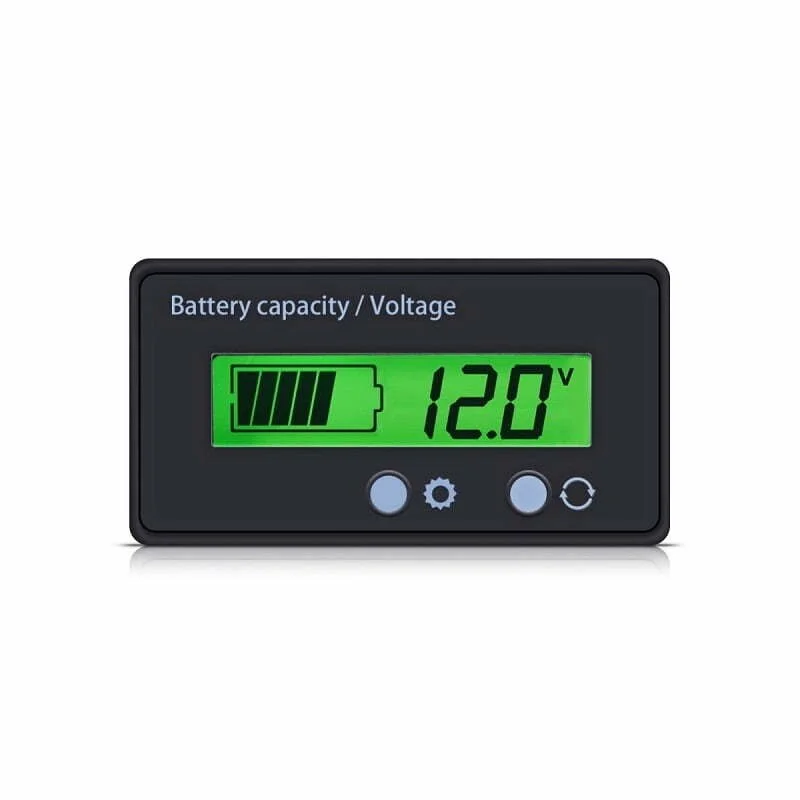 roboway 12 84v 3 strings lithium battery capacity meter gy 6gs green display