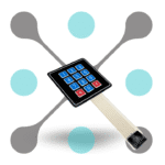 roboway 12 Key 4x3 Matrix Membrane Type Keypad