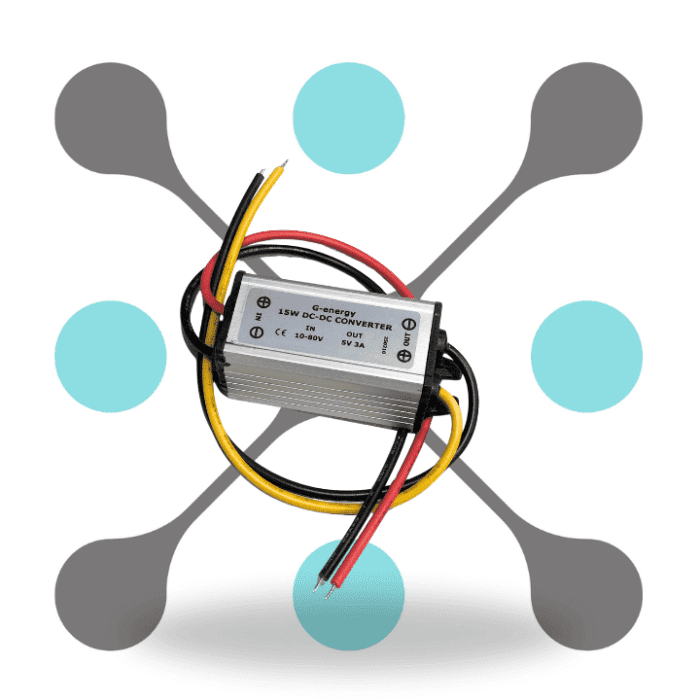 roboway 12V 24V 48V 72V to 5V 3A 15W Dc Dc Converter