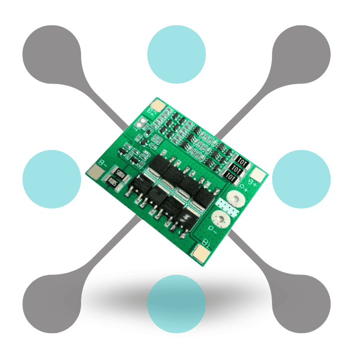 roboway 12V 25A 3S 18650 Lithium Battery Protection Board BMS Module
