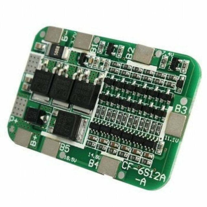 roboway 12a 22v 6s 18650 battery protection board