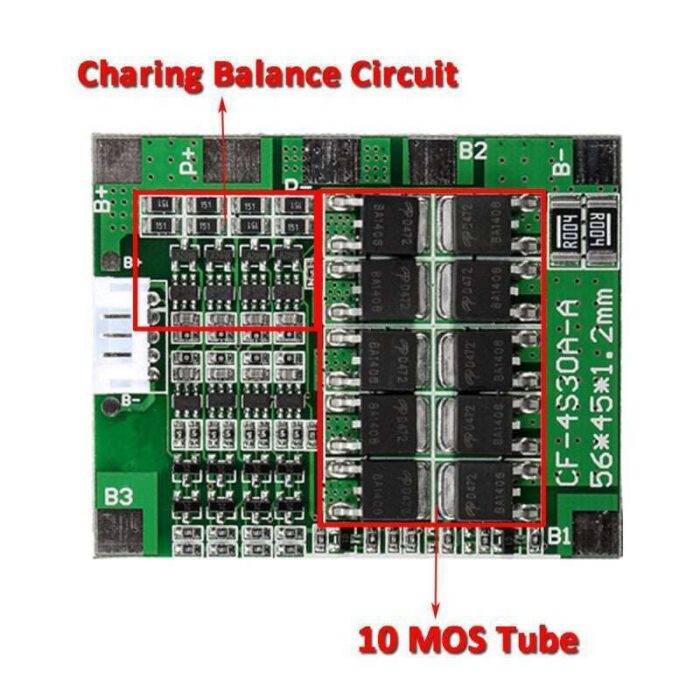 roboway 14.8v 16v 30a 4s bms