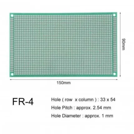 roboway 2.54mm single sided pcb board