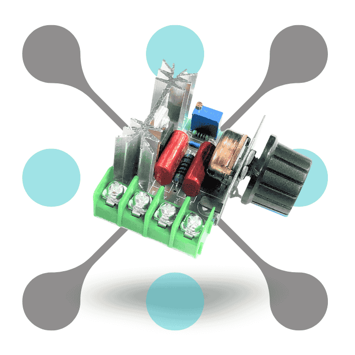 roboway 2000W Thyristor High-Power Electronic Regulator can Change Light Speed and Temperature