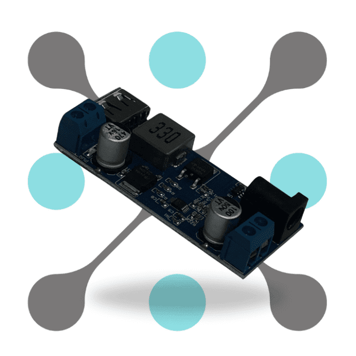 roboway 24V12V to 5V 5A DC buck converter