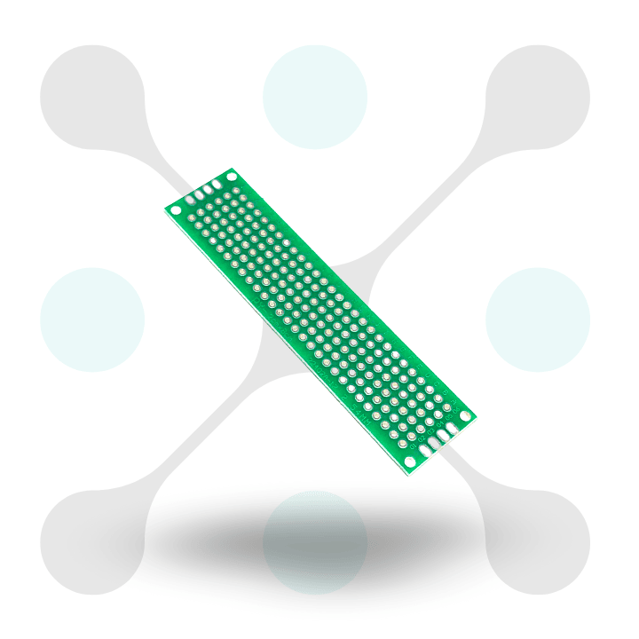 roboway 2x8 cm Double Sided Universal PCB Prototype Board