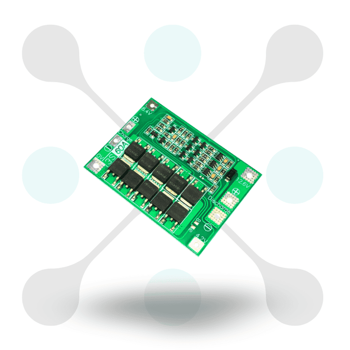 roboway 3S 60A 18650 Lithium Battery Charger BMS Protection Board
