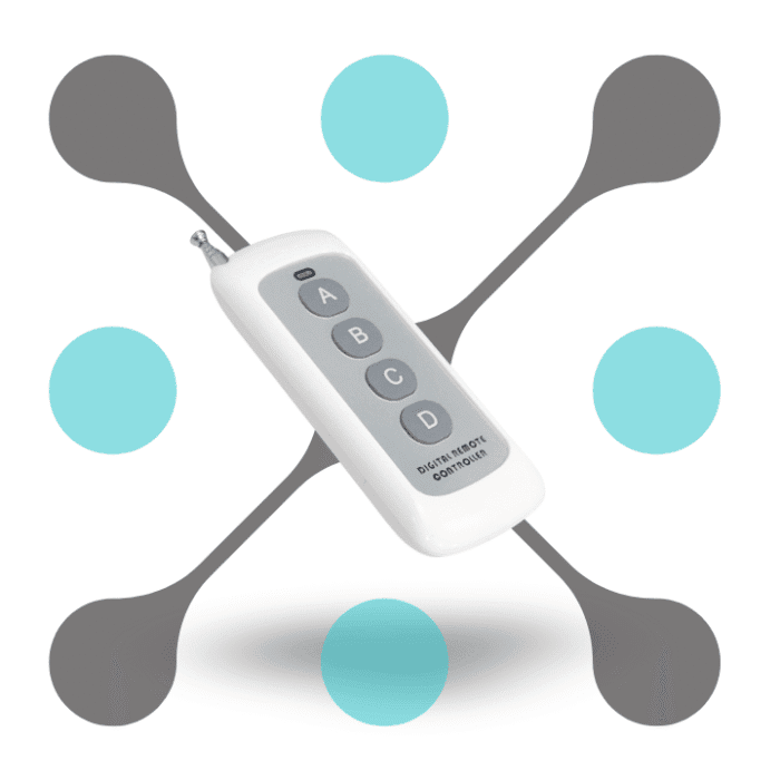 roboway 4 Channel ABCD RF Remote