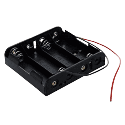 roboway 4 cell battery holder for 18650 1 5v lithium battery