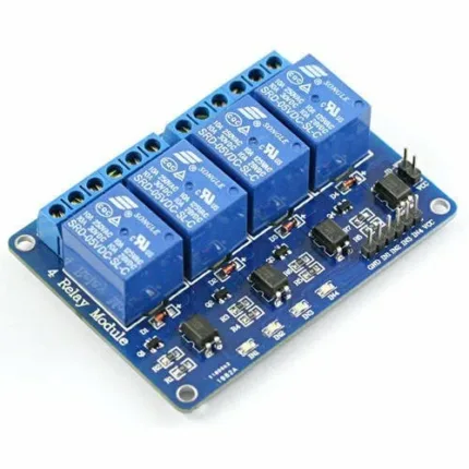 roboway 4 channel 12v optocoupler based relay module