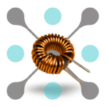 roboway 47μH 16x7mm 7A Ferrite Magnetic Inductor Coil Toroidal 0.8mm Wire Diameter