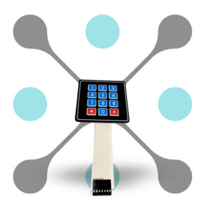 12 Button Key Matrix 12 Key 4x3 Matrix Membrane Type Keypad Buy online